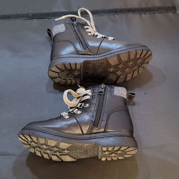 CAT&JACK LACE UP CLOSURE ROUND TOE TODDLER BOOT - Picture 8 of 14